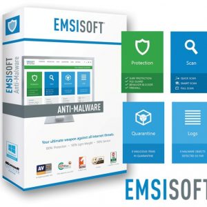 Emsisoft Anti-Μalware Home Windows (1 Χρήστης – 1 Έτος)